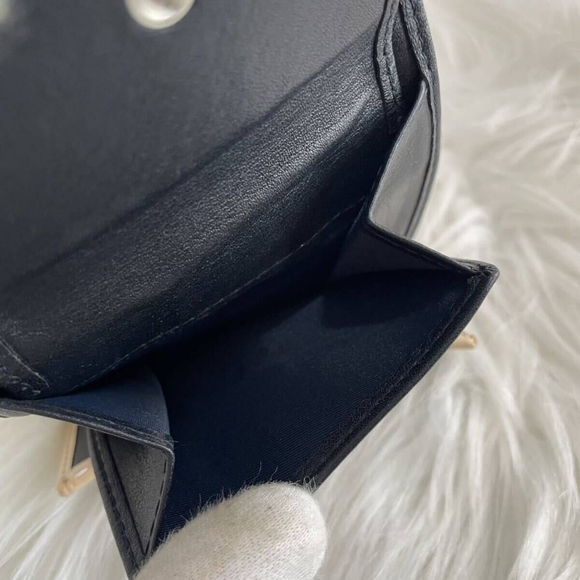 Like New Dior Trotter Varsity Line Trifold Compact Wallet! - Picture 9 of 14